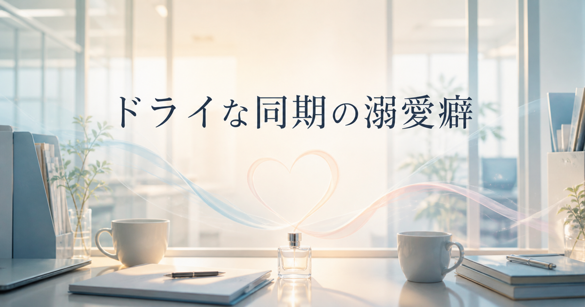 ドラマ『ドライな同期の溺愛癖』のオリジナルアイキャッチ画像