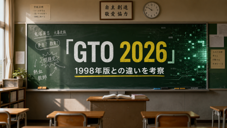 『GTO 2026』と1998年版の違いを考察するアイキャッチ