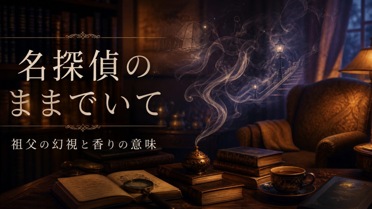 名探偵のままでいて 祖父の幻視 香りの意味