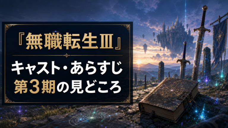 『無職転生Ⅲ』キャスト・あらすじのアイキャッチ