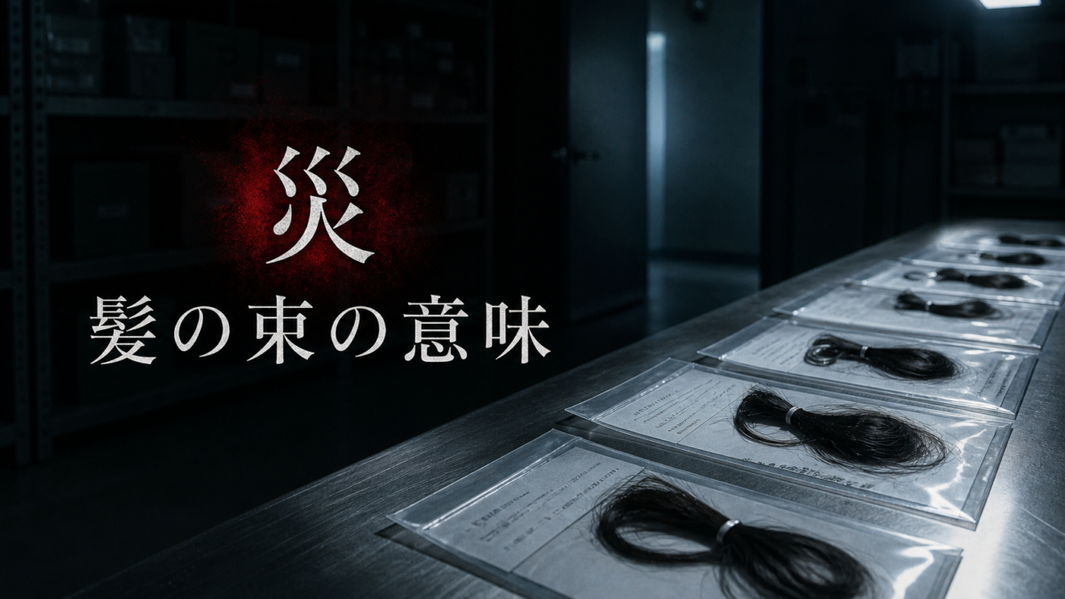 ドラマ『災』最終回の髪の束の意味を考察するサムネイル
