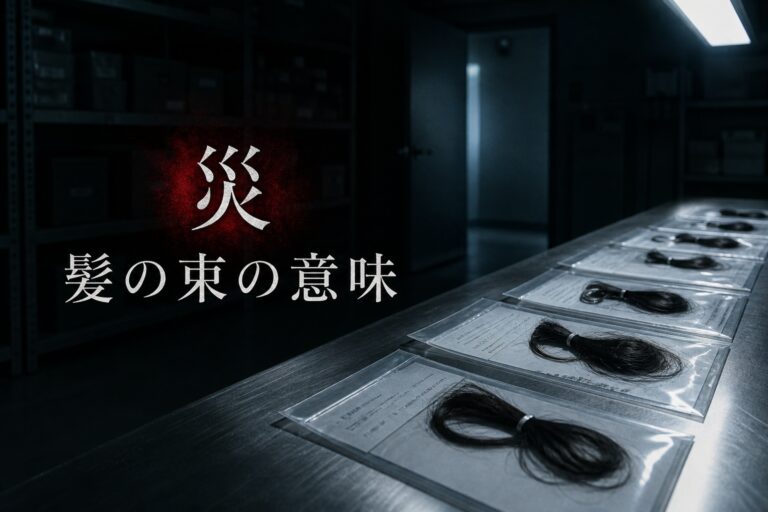 ドラマ『災』最終回の髪の束の意味を考察するサムネイル