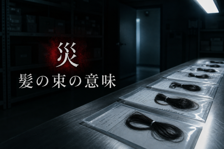ドラマ『災』最終回の髪の束の意味を考察するサムネイル