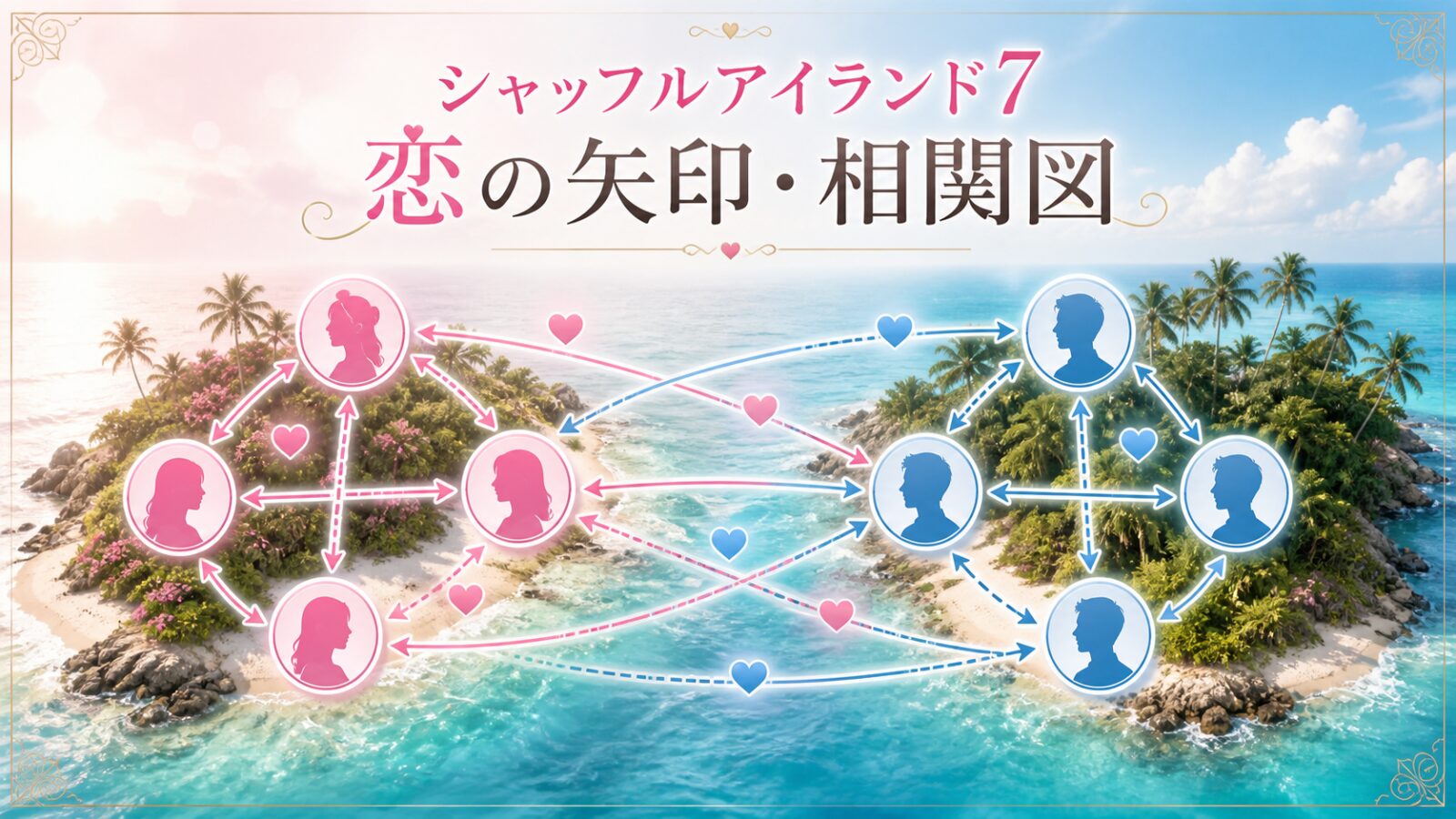 シャッフルアイランド7恋の矢印と相関図