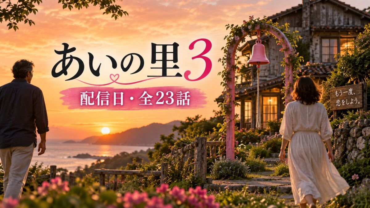 Netflix「あいの里3」の配信日と全23話スケジュールを解説する記事のアイキャッチ
