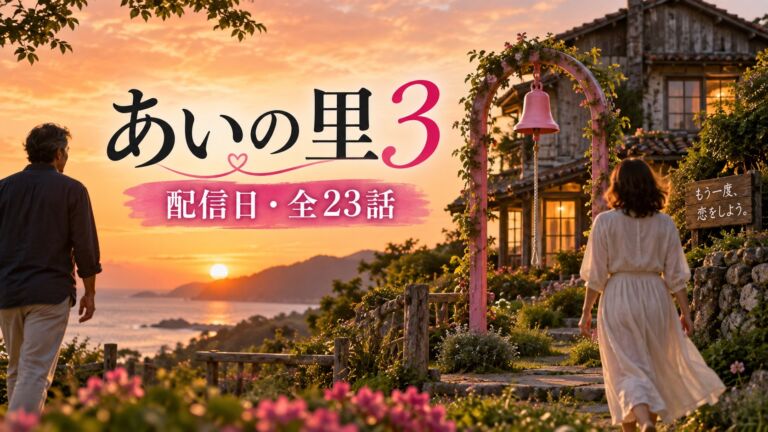 Netflix「あいの里3」の配信日と全23話スケジュールを解説する記事のアイキャッチ