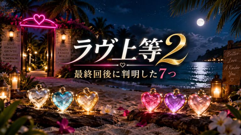 ラヴ上等2 最終回後に判明した7つ