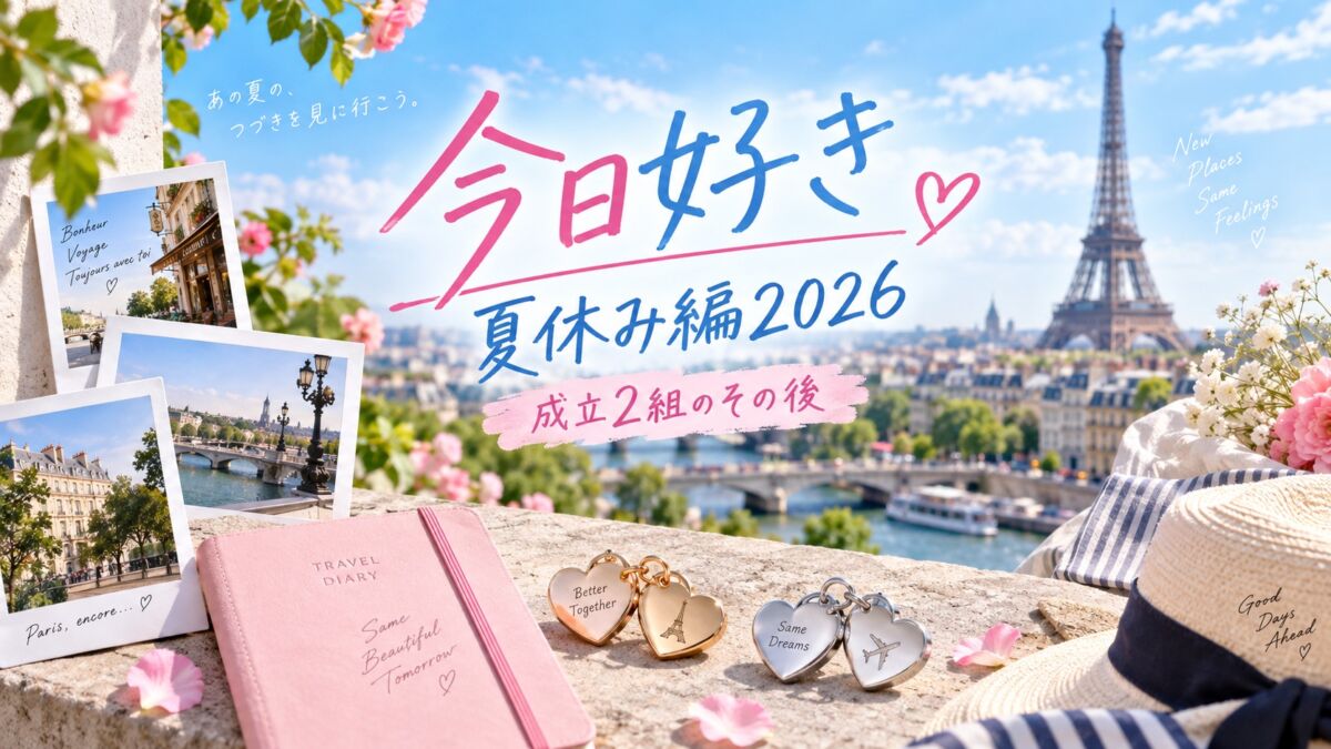 今日好き 夏休み編2026 成立2組のその後
