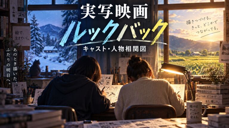 実写映画『ルックバック』キャスト・人物相関図