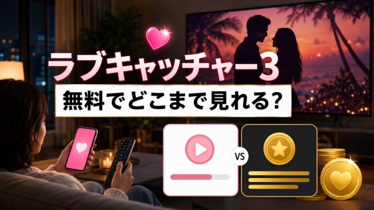 ラブキャッチャージャパン3の無料視聴と全8話日程を案内するアイキャッチ