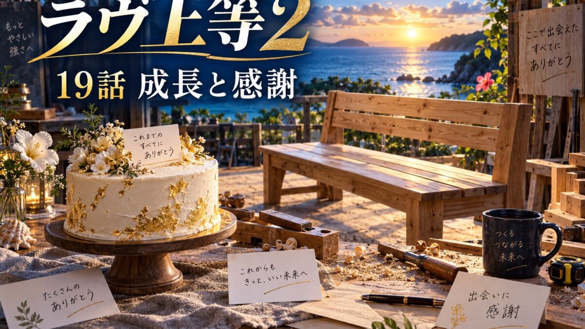 『ラヴ上等2』第19話・成長と感謝のアイキャッチ