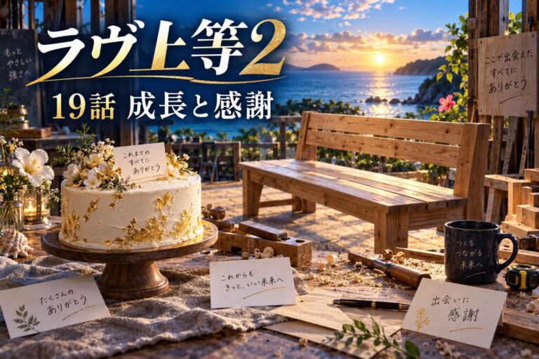 『ラヴ上等2』第19話・成長と感謝のアイキャッチ