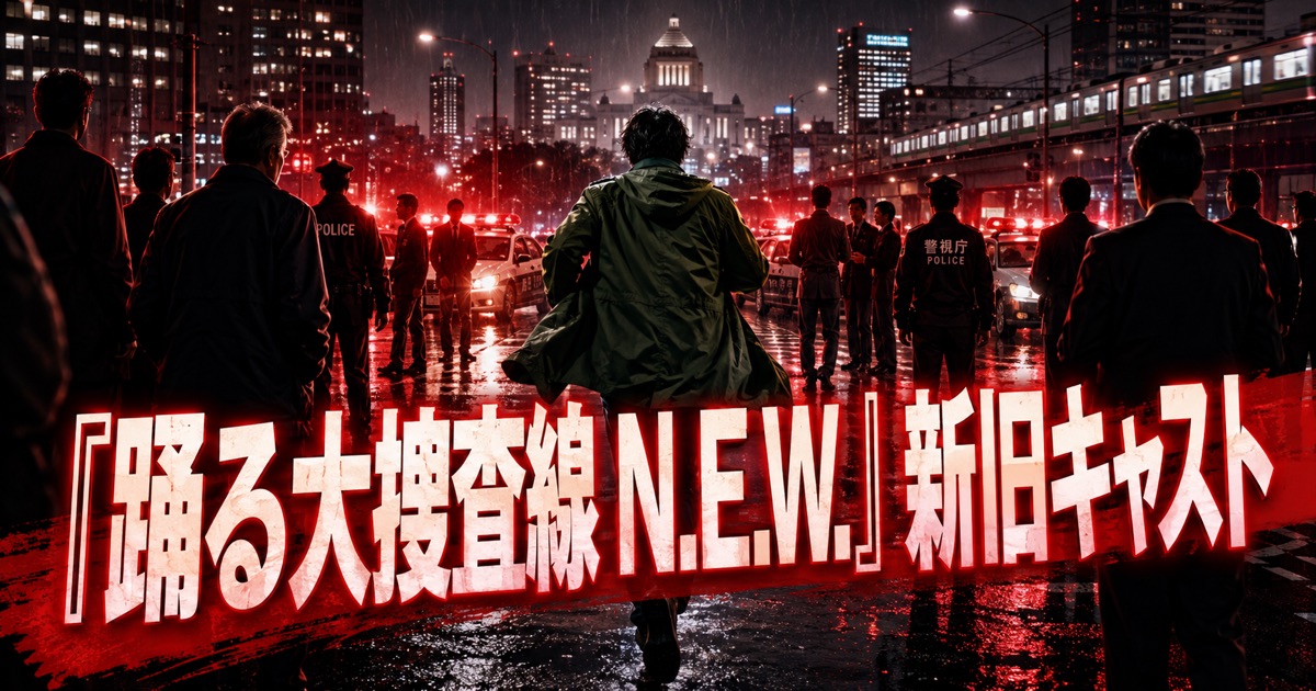 『踊る大捜査線 N.E.W.』新旧キャストと人物相関