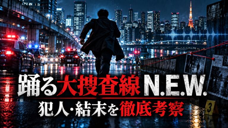 踊る大捜査線 N.E.W. 犯人・結末考察