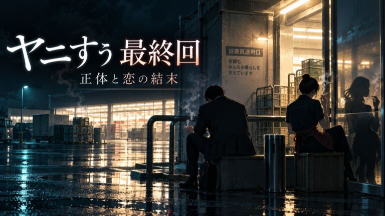 アニメ「スーパーの裏でヤニ吸うふたり」最終回・正体と恋の結末を解説する記事のアイキャッチ